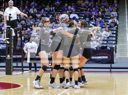Thumbnail 2 in Fayetteville vs. Sulphur Bluff (UIL Volleyball 1A Semifinals) photogallery.
