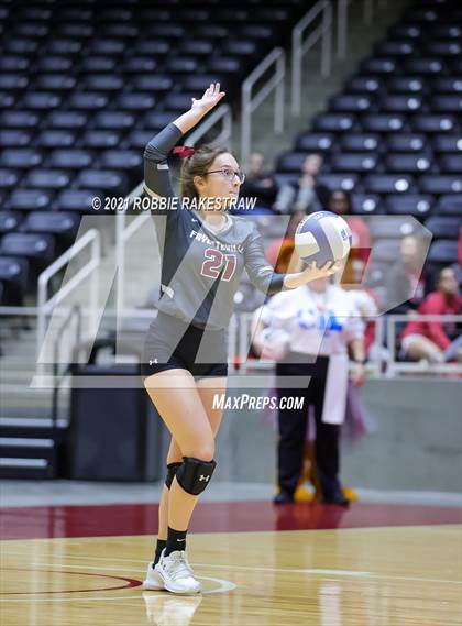 Thumbnail 2 in Fayetteville vs. Sulphur Bluff (UIL Volleyball 1A Semifinals) photogallery.
