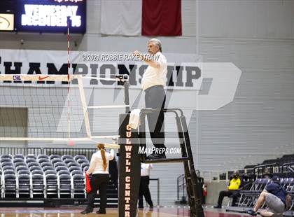Thumbnail 2 in Fayetteville vs. Sulphur Bluff (UIL Volleyball 1A Semifinals) photogallery.