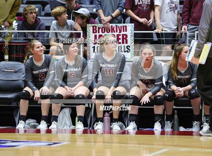 Thumbnail 3 in Fayetteville vs. Sulphur Bluff (UIL Volleyball 1A Semifinals) photogallery.