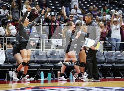 Thumbnail 3 in Fayetteville vs. Sulphur Bluff (UIL Volleyball 1A Semifinals) photogallery.