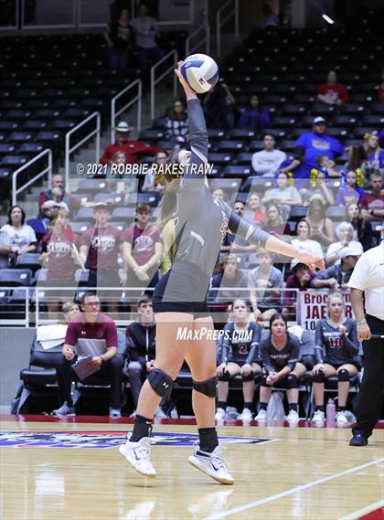 Thumbnail 2 in Fayetteville vs. Sulphur Bluff (UIL Volleyball 1A Semifinals) photogallery.