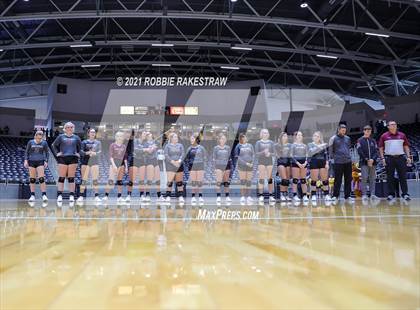 Thumbnail 2 in Fayetteville vs. Sulphur Bluff (UIL Volleyball 1A Semifinals) photogallery.