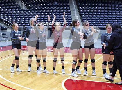Thumbnail 2 in Fayetteville vs. Sulphur Bluff (UIL Volleyball 1A Semifinals) photogallery.