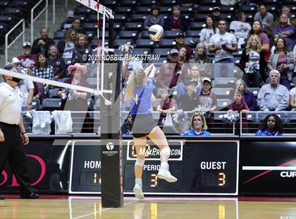 Thumbnail 1 in Fayetteville vs. Sulphur Bluff (UIL Volleyball 1A Semifinals) photogallery.