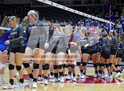 Thumbnail 1 in Fayetteville vs. Sulphur Bluff (UIL Volleyball 1A Semifinals) photogallery.