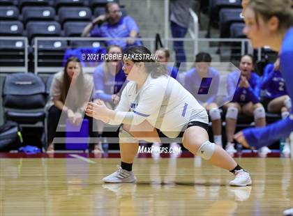 Thumbnail 3 in Fayetteville vs. Sulphur Bluff (UIL Volleyball 1A Semifinals) photogallery.