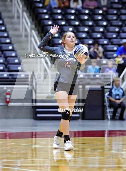 Thumbnail 3 in Fayetteville vs. Sulphur Bluff (UIL Volleyball 1A Semifinals) photogallery.