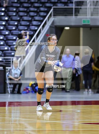 Thumbnail 3 in Fayetteville vs. Sulphur Bluff (UIL Volleyball 1A Semifinals) photogallery.