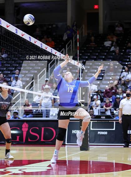 Thumbnail 2 in Fayetteville vs. Sulphur Bluff (UIL Volleyball 1A Semifinals) photogallery.