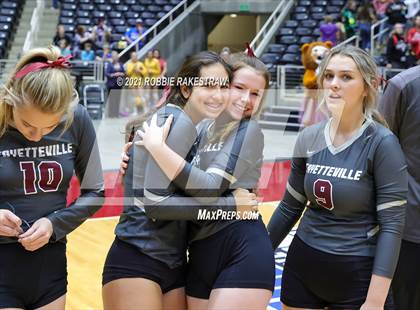Thumbnail 2 in Fayetteville vs. Sulphur Bluff (UIL Volleyball 1A Semifinals) photogallery.