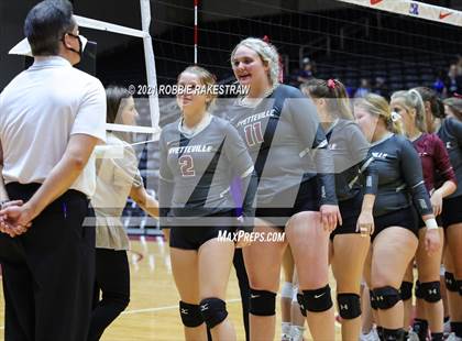 Thumbnail 2 in Fayetteville vs. Sulphur Bluff (UIL Volleyball 1A Semifinals) photogallery.