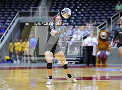 Thumbnail 3 in Fayetteville vs. Sulphur Bluff (UIL Volleyball 1A Semifinals) photogallery.