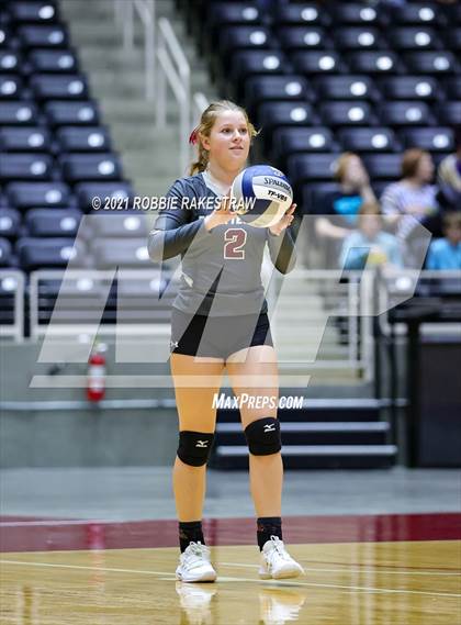 Thumbnail 1 in Fayetteville vs. Sulphur Bluff (UIL Volleyball 1A Semifinals) photogallery.
