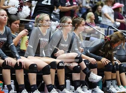 Thumbnail 3 in Fayetteville vs. Sulphur Bluff (UIL Volleyball 1A Semifinals) photogallery.