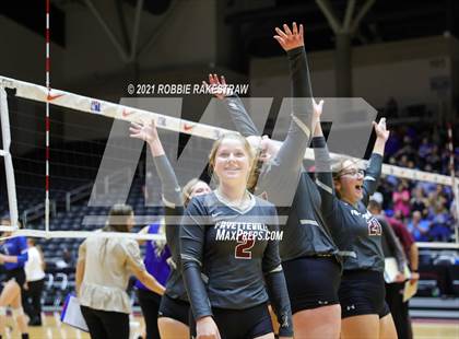 Thumbnail 3 in Fayetteville vs. Sulphur Bluff (UIL Volleyball 1A Semifinals) photogallery.