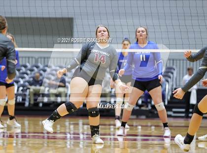 Thumbnail 1 in Fayetteville vs. Sulphur Bluff (UIL Volleyball 1A Semifinals) photogallery.