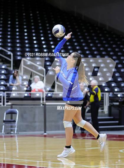 Thumbnail 1 in Fayetteville vs. Sulphur Bluff (UIL Volleyball 1A Semifinals) photogallery.