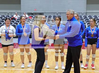 Thumbnail 3 in Fayetteville vs. Sulphur Bluff (UIL Volleyball 1A Semifinals) photogallery.