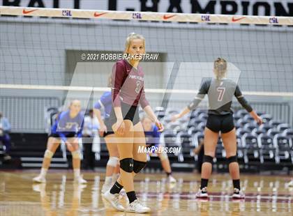 Thumbnail 3 in Fayetteville vs. Sulphur Bluff (UIL Volleyball 1A Semifinals) photogallery.