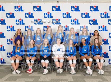 Thumbnail 2 in Fayetteville vs. Sulphur Bluff (UIL Volleyball 1A Semifinals) photogallery.
