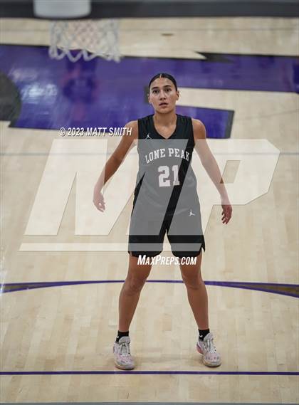 Thumbnail 1 in Lone Peak vs. DeSoto (Holiday Hoopfest) photogallery.
