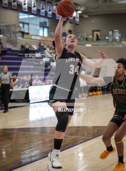 Thumbnail 1 in Lone Peak vs. DeSoto (Holiday Hoopfest) photogallery.