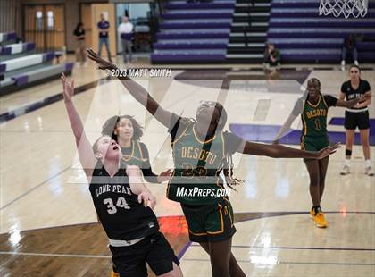 Thumbnail 1 in Lone Peak vs. DeSoto (Holiday Hoopfest) photogallery.