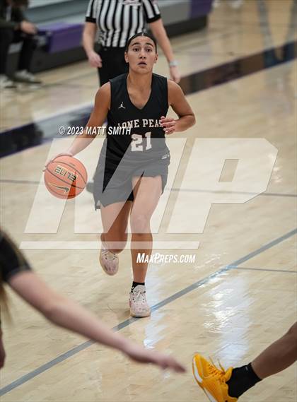 Thumbnail 3 in Lone Peak vs. DeSoto (Holiday Hoopfest) photogallery.