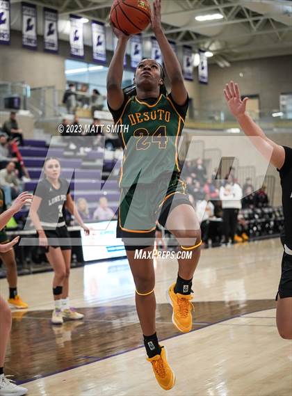 Thumbnail 2 in Lone Peak vs. DeSoto (Holiday Hoopfest) photogallery.