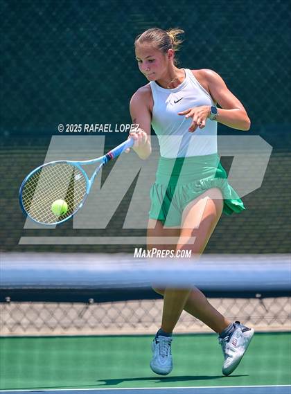 Thumbnail 2 in  UIL Tennis Girls 5A & 6A Finals photogallery.