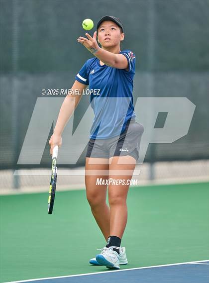 Thumbnail 2 in  UIL Tennis Girls 5A & 6A Finals photogallery.