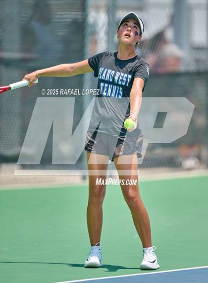 Thumbnail 1 in  UIL Tennis Girls 5A & 6A Finals photogallery.
