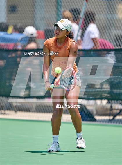 Thumbnail 3 in  UIL Tennis Girls 5A & 6A Finals photogallery.