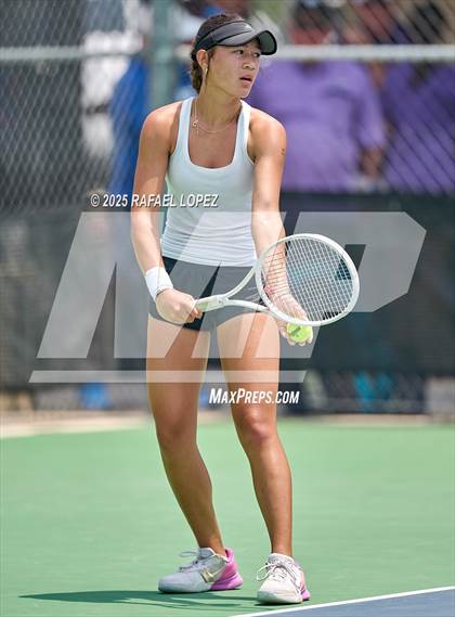 Thumbnail 2 in  UIL Tennis Girls 5A & 6A Finals photogallery.