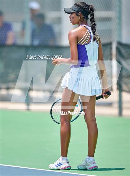 Thumbnail 3 in  UIL Tennis Girls 5A & 6A Finals photogallery.