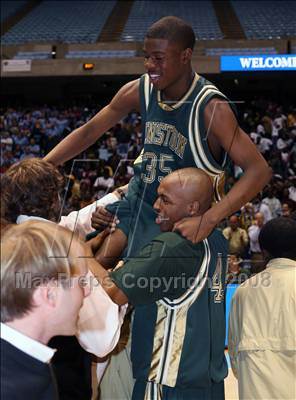 Thumbnail 2 in Kinston vs Trinity (NCHSAA 3A State Final) photogallery.
