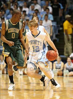 Thumbnail 2 in Kinston vs Trinity (NCHSAA 3A State Final) photogallery.