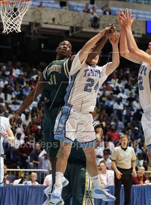 Thumbnail 2 in Kinston vs Trinity (NCHSAA 3A State Final) photogallery.