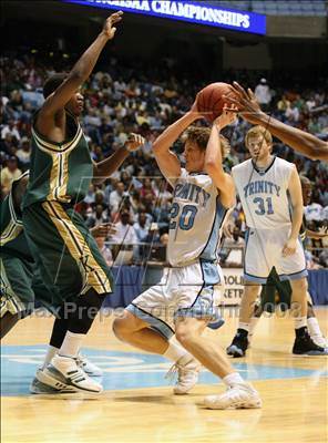 Thumbnail 2 in Kinston vs Trinity (NCHSAA 3A State Final) photogallery.
