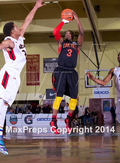 Thumbnail 1 in Northside Christian Academy vs. Oak Hill Academy (Dick's Sporting Goods National Tournament) photogallery.