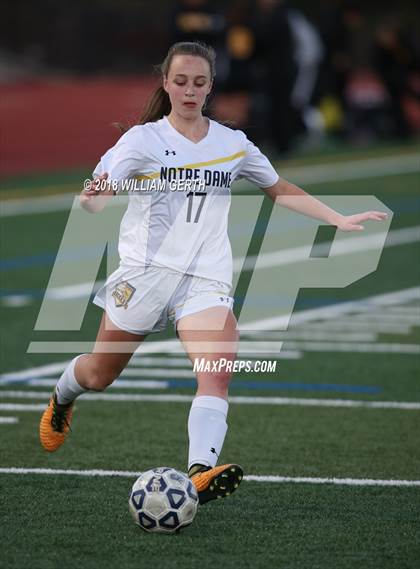 Thumbnail 1 in Notre Dame vs. Terra Nova (CIF CCS D2 Semifinal) photogallery.