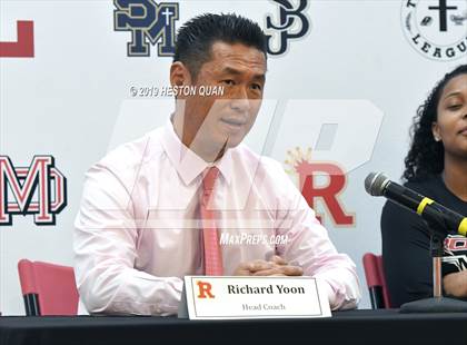 Thumbnail 2 in Trinity League Media Day - Rosary Academy photogallery.