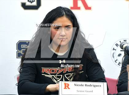 Thumbnail 3 in Trinity League Media Day - Rosary Academy photogallery.