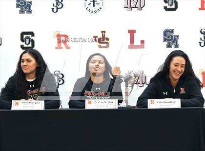 Thumbnail 3 in Trinity League Media Day - Rosary Academy photogallery.