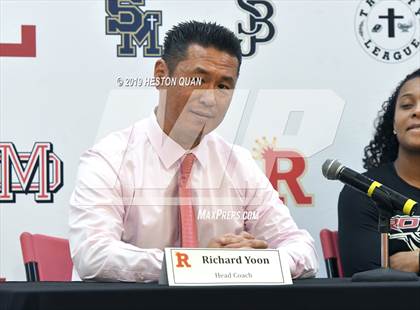 Thumbnail 3 in Trinity League Media Day - Rosary Academy photogallery.