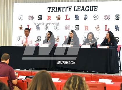 Thumbnail 2 in Trinity League Media Day - Rosary Academy photogallery.