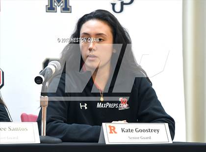 Thumbnail 3 in Trinity League Media Day - Rosary Academy photogallery.