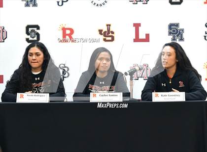 Thumbnail 1 in Trinity League Media Day - Rosary Academy photogallery.