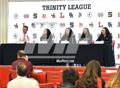 Thumbnail 1 in Trinity League Media Day - Rosary Academy photogallery.